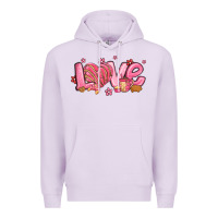 Lilac love mexican conchas valentines day Premium Hoodie - MaliasSmallBusiness
