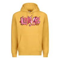 Mustard love mexican conchas valentines day Premium Hoodie - MaliasSmallBusiness