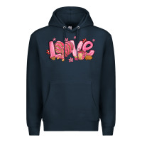 Navy love mexican conchas valentines day Premium Hoodie - MaliasSmallBusiness