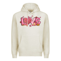 Oatmeal Heather love mexican conchas valentines day Premium Hoodie - MaliasSmallBusiness