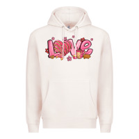 Pale Pink love mexican conchas valentines day Premium Hoodie - MaliasSmallBusiness
