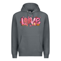 Rock love mexican conchas valentines day Premium Hoodie - MaliasSmallBusiness