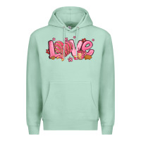 Seafoam love mexican conchas valentines day Premium Hoodie - MaliasSmallBusiness