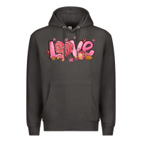 Smoke love mexican conchas valentines day Premium Hoodie - MaliasSmallBusiness