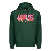 Sports Green love mexican conchas valentines day Premium Hoodie - MaliasSmallBusiness