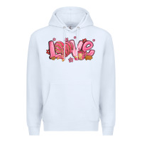 White love mexican conchas valentines day Premium Hoodie - MaliasSmallBusiness