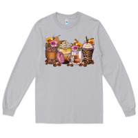 Moon Dust leopard rose glitter flowers coffee cups Long Sleeve Tee - Zillion Design Studio