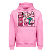 Fuchsia Pink nurse Urban Hoodie - MaliasSmallBusiness