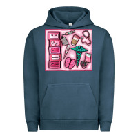 Pigment Midnight Navy nurse Urban Hoodie - MaliasSmallBusiness
