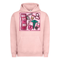 Pigment Salmon nurse Urban Hoodie - MaliasSmallBusiness