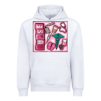 White nurse Urban Hoodie - MaliasSmallBusiness