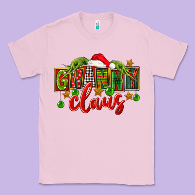 Christmas Granny Claus Classic Tee Designed By Fadigitalartstudio