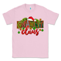 Bubblegum Pink christmas granny claus Classic Tee - FaDigitalArtStudio