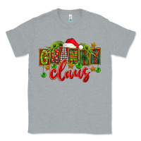 Heather Grey christmas granny claus Classic Tee - FaDigitalArtStudio