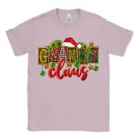 Lilac christmas granny claus Classic Tee - FaDigitalArtStudio