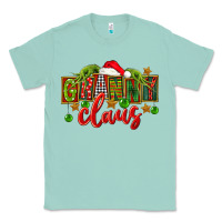 Seafoam christmas granny claus Classic Tee - FaDigitalArtStudio