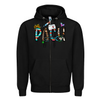Black pacu Zipper Hoodie - CowhideDigitalArt