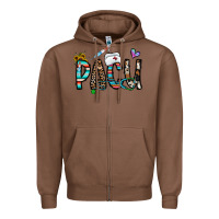 Chestnut pacu Zipper Hoodie - CowhideDigitalArt