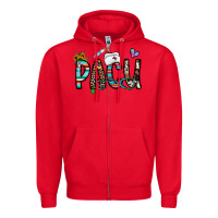 Red pacu Zipper Hoodie - CowhideDigitalArt
