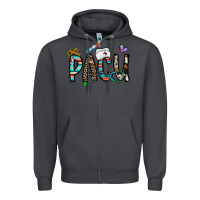 Smoke pacu Zipper Hoodie - CowhideDigitalArt