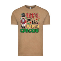 Vintage Coffee lets get this party crackin Vintage Tee - MaliasSmallBusiness