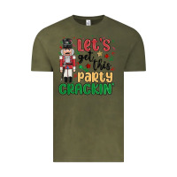 Vintage Olive lets get this party crackin Vintage Tee - MaliasSmallBusiness