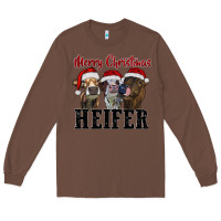 Chestnut merry christmas heifer Long Sleeve Tee - RanaPortraitStore
