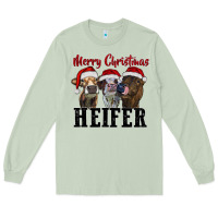 Matcha merry christmas heifer Long Sleeve Tee - RanaPortraitStore