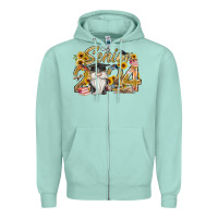 Seafoam senior 2024 Zipper Hoodie - RacoonDesign