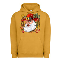 Pigment Peanut Butter Cowboy Santa Urban Hoodie - NancyCooperArtShop