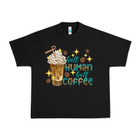 Black half human half coffee Urban Heavy Tee - texasbilliewilder