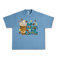 Pebble Blue half human half coffee Urban Heavy Tee - texasbilliewilder
