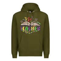 Teacher Mardi Gras Premium Hoodie | Teevron