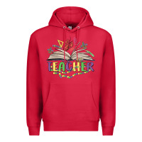 Cardinal teacher mardi gras Premium Hoodie - MaliasSmallBusiness