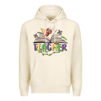 Tofu teacher mardi gras Premium Hoodie - MaliasSmallBusiness