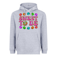 Heather Grey sweet to be candy Heavyweight Hoodie - AdoDesignShop