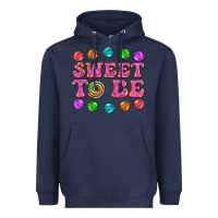 Navy sweet to be candy Heavyweight Hoodie - AdoDesignShop