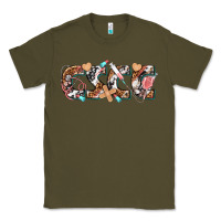 Army Green CSCC Cutaneous Squamous Cell Cancer Classic Tee - texasbilliewilder