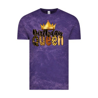 Cloud Purple birthday queen Vintage Tee - MaliasSmallBusiness