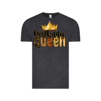 Vintage Black birthday queen Vintage Tee - MaliasSmallBusiness