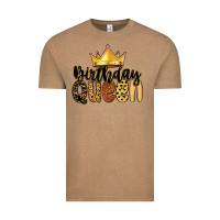 Vintage Coffee birthday queen Vintage Tee - MaliasSmallBusiness