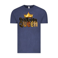 Vintage Denim birthday queen Vintage Tee - MaliasSmallBusiness