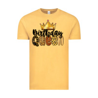 Vintage Mustard birthday queen Vintage Tee - MaliasSmallBusiness