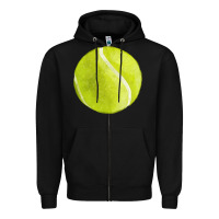 Black tennis ball fa element 2 Zipper Hoodie - FaDigitalArtStudio