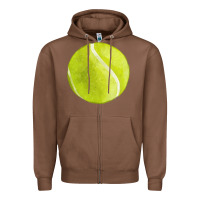 Chestnut tennis ball fa element 2 Zipper Hoodie - FaDigitalArtStudio