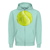Seafoam tennis ball fa element 2 Zipper Hoodie - FaDigitalArtStudio