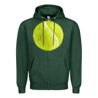 Sports Green tennis ball fa element 2 Zipper Hoodie - FaDigitalArtStudio