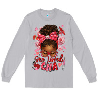 Moon Dust one loved cna afro messy bun Long Sleeve Tee - texasbilliewilder