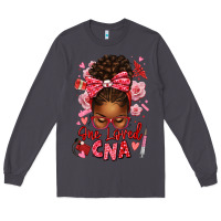 Smoke one loved cna afro messy bun Long Sleeve Tee - texasbilliewilder
