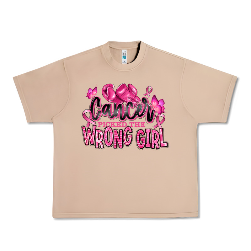 Cancer Picked The Wrong Girl Urban Heavy Tee by RanaPortraitStore | Teevron
